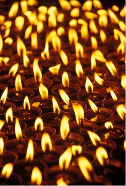 friendship-far-beyond-words:  Thousands of candles can be lit