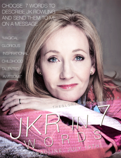 thegloryofbooks:  Words cannot describe JK Rowling but we can