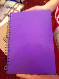 soggiepancakes:  Did anyone loose a purple sketchbook at AA?