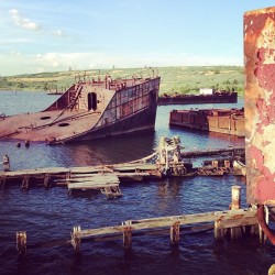 instagram:  Capturing a Hauntingly Beautiful Tugboat Graveyard