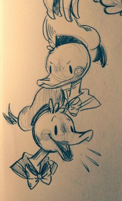 goodcrab:  Donald Duck in my style .w.
