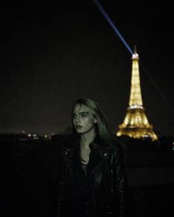 caramademedoit:  Cara Delevingne in Paris photographed by JR