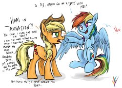 fuckyeahappledash:  Dashie wants a date #1 by NavigatorAlligator