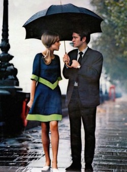 Julie Christie & Terence Stamp, London, 1960s.