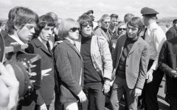 gringo60s:The Rolling Stones arrives at Fornebu airport in Oslo,
