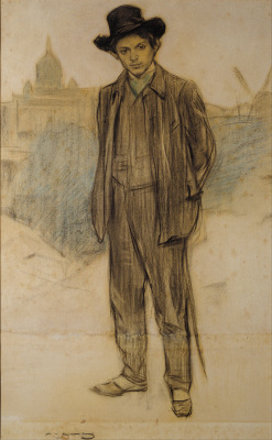 Picasso by Ramon Casas 