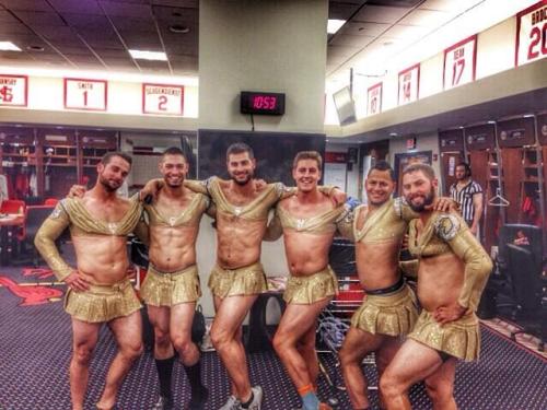 St. Louis Cardinal rookies hazing!