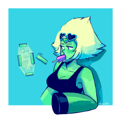 slurpoof:  so what if peridot got freckles during the summer