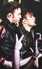 gerards-scarf:  Patrick Stump and Pete Wentz (Fall Out Boy) New