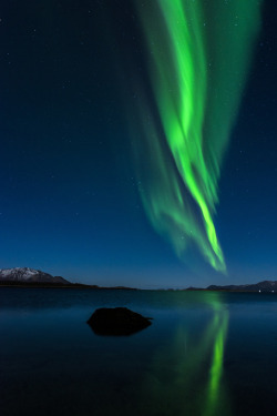 wowtastic-nature:  💙 Aurora over Norway on 500px by Kolbjørn