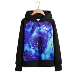 pastelclothes:  Fashion Harajuku Galaxy Hoodie Form Women Men