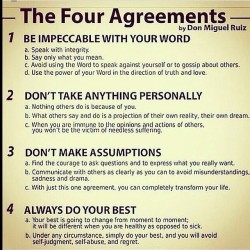 purplebuddhaproject:The four agreements