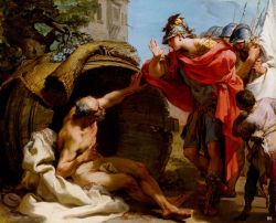 Alexander and Diogenes. 1792-93. Gaetano Gandolfi. Italian. 1734-1802.