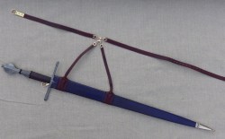 schwerterundstickerei: Here is a nice simple scabbard for an