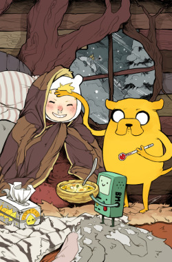 tzysk:  Cover Variant for Adventure Time Winter Special Boom!