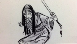 the-disney-elite:  Original storyboards for Disney’s Mulan