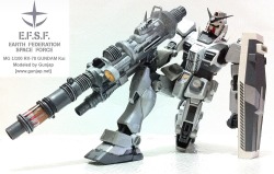 gunjap:  gunjap’s MG 1/100 RX-78 Gundam Kai: Fun to build it