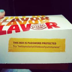 My Chicken Fries box… #bk #burgerking #chickenfries