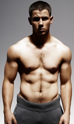 male-and-others-drugs:  Nick Jonas shirtless 