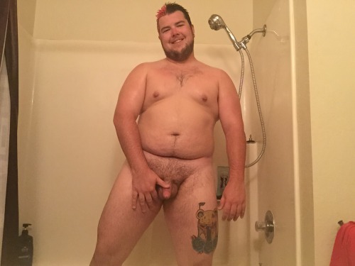 kubtastrophe:  steimle86:  titaniumcubbery:  Thought I needed some new pictures posted.  ðŸ˜˜  Yumm  Oh hey I did that tattoo  Omg, your tattoo artist finding your naked pics oh Tumblr. Love it.