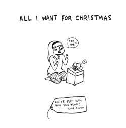 heylaurak:  Hark a vagrant - All I want for Christmas by Kate