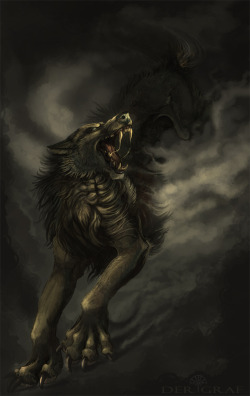 wolfkinz:  Through the Shadows - by AlectorFencer