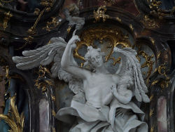 oldsolar:Altar of the Guardian Archangel at the Ottobeuren Abbey,