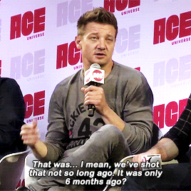 jeremy-renners:  Jeremy talking about filming the ‘Vormir’