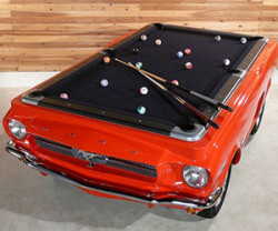 hi–blondie:  awesomeshityoucanbuy:  Ford Mustang Pool Table