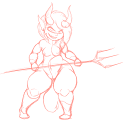 rigglesquiggles:  Imp scribble. 