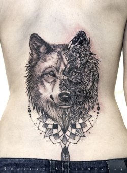 1337tattoos:  Dmitriy Khranovskiy  LONEWOLF