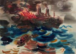 thunderstruck9:George Grosz (German, 1893-1959), Shipwreck of