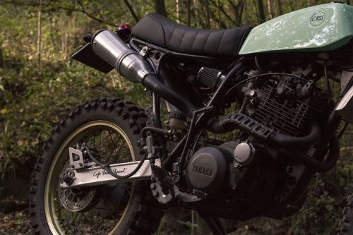 caferacerpasion:  Be free! Yamaha XT 600 â€ªScramblerâ€¬ by Cafe Racer SSpirit.Esta â€ªâ€ŽYamahaâ€¬ te ofrece diversiÃ³n tanto en ciudad como fuera de la carretera >>>Â http://www.caferacerpasion.com/yamaha-xt-600-scrambler-cafe-racer-sspirit/