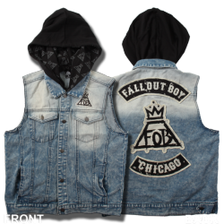 darrenecriss:  FALL OUT BOY PUT THE HOODED VEST UP ON THEIR WEBSTORE