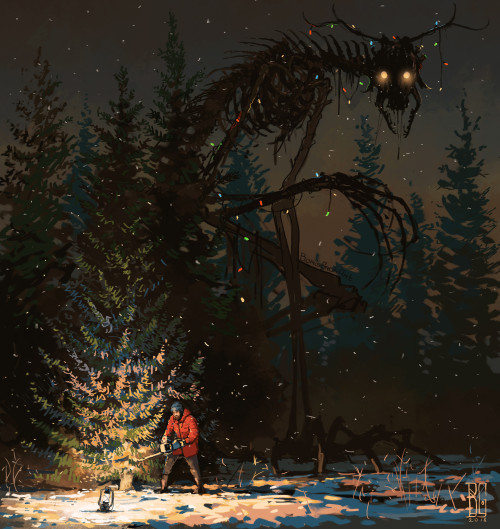 ex0skeletal-undead:  Christmas Tree // Christmas Wonders by 