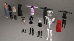 Too many outfits to trytoo little timemodels via Red Menace /