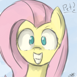 madame-fluttershy:  Pet? by *SpeccySY  X3