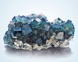 bijoux-et-mineraux:Fluorite and Quartz - Okoruso Mine, Otjiwarongo