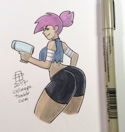 callmepo: Slowly finding the proper markers for coloring Enid