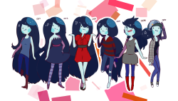 farmgirlfields:  Marcy’s outfits from seasons 1 & 2. 