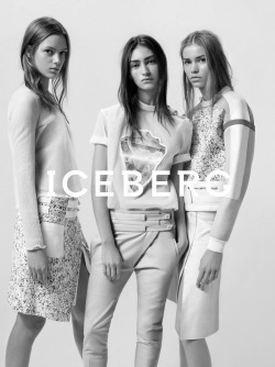 senyahearts:  Esther Heesch, Marine Deleeuw & Kirstin Liljegren for Iceberg S/S