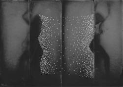 zelkonedic: 2015, The Act Of Separation Four panels tintype #handmade