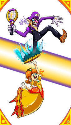 eggmanfan91:  Daisy and Waluigi being partners !I love this game