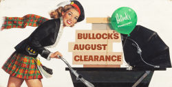 notpulpcovers:Bullock’s August Clearance, Ren Wicks