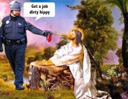 strnr-bln:  praise jesus - stupid police officer