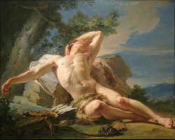 life-imitates-art-far-more:Nicolas-Guy Brenet (1728-1792) “Sleeping