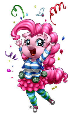 pia-chan:  Chibi Pinkie for the banner of Rogue Diamond page!