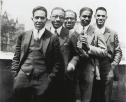 negromodelo:  Langston Hughes, Charles S. Johnson, E. Franklin