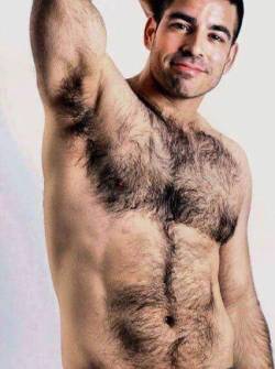 Very handsome, hairy, and sexy - WOOF