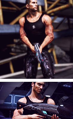 firemadeflesh:  Tank Top for Male Shepard & Aidan Alenko